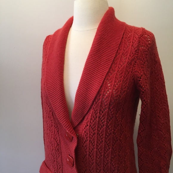 Sparrow Sweater in deep red - Picture 1 of 8